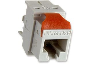 Адаптер snap-in/keystone Nexans LANmark, для LANmark Evo snap-in, цвет: красный, 24 шт