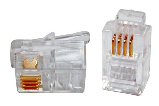 Разъём Hyperline PLUG-4P4C-P-C2-100