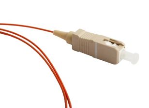 Пигтейл Hyperline, SC (MM), OM2 50/125, 1,5м, бежевый хвостовик, цвет: оранжевый