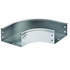 Угол DKC S5 Combitech, неперфор., горизонтальный 90 град, для металлических лотков, 150х100х280 (ШхВхД), сталь