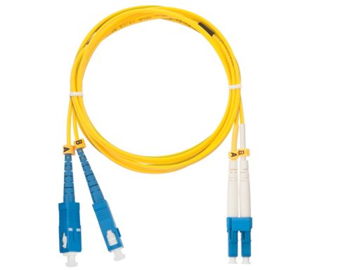 Коммутационный шнур оптический Nikomax NMF-PC2S2C2-SCU-LCU-005