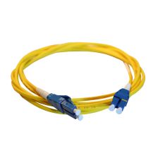 Комм. шнур оптический Legrand LCS3, Duplex LC/LC (UPC/UPC), OS2 9/125, LSZH, 10м, синий хвостовик, цвет: жёлтый