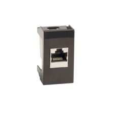 Розетка компьютерная DKC Viva, 1x RJ45, IP20, кат. 5е, неэкр., Keystone, 45х25 мм (ВхШ), упаковка: 1 шт, цвет: чёрный, (DKC.45238)