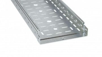 Металлический лоток DKC S5 Combitech, стандартный, перфорированный, 600х50х3000 (ШхВхД), толщина: 2 мм, сталь, покрытие: м. Сендзимира