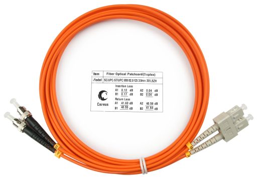Коммутационный шнур оптический Cabeus FOP-62-SC-ST-3m