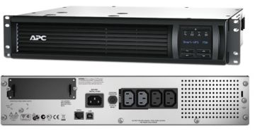 (Архив)ИБП APC Smart-UPS, 750ВА, линейно-интерактивные, в стойку, 1 х, АКБ: с акб, 432х406х89 (ШхГхВ), 230V, 2U,  однофазный, Ethernet, (SMT750RMI2UNC