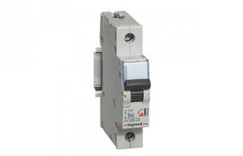 Автоматический выключатель Legrand TX3, 1 модуль, B класс, 1P, 40А, 6кА, (LEG.403976)
