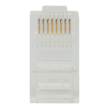 Коннектор Datarex, RJ45, кат. 5е, неэкр., 100 шт, цвет: белый