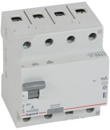 Устройство защитного отключения Legrand RX³, тип: А, 4 модуль, 4Р, 63А/30мА,  (402076)