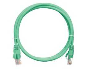 Шнур комм. Nikomax, кат. 5е, неэкр., U/UTP, RJ45/8P8C, 100 МГц, PVC, AWG24, 3м, зелёный