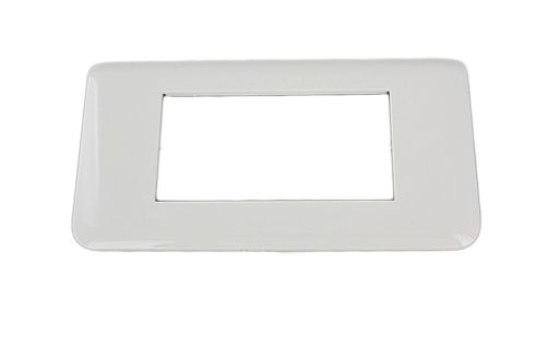 Рамка Hyperline FP-2M45-1-WH