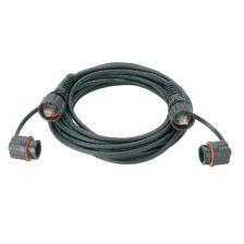 Шнур комм. Panduit, кат. 5е, экр., F/UTP, RJ45/RJ45, PVC, 2м, чёрный, для промышленных условий, индустриальный, с пылезащитными колпачками и защитными