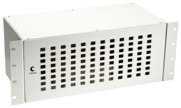 (Архив)Бокс оптический Cabeus, портов: 96, ST/FC, 192 хОВ, 4U, 176х485х200 мм (ВхШхГ), цвет: серый, (FO-19-96-ST)