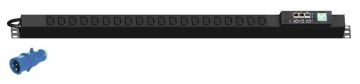 (Архив)Блок силовых розеток Hyperline IP-PDU, IEC 60320 С13 х 20, вход IEC 309 32A 2P+E, шнур 3 м, 1078х44,5х68 мм (ВхШхГ), 32А, 19", чёрный