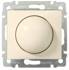 Светорегулятор Legrand Valena, с поворотной ручкой, цвет: слоновая кость (774161)