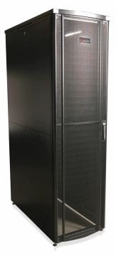 (Архив)Шкаф серверный напольный Siemon V600, IP20, 42U, 2016х600х1000 мм (ВхШхГ), дверь: перфорация, боковая панель: без панели, разборный, цвет: чёрн