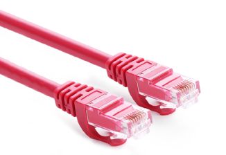 Шнур комм. Panduit, кат. 5е, неэкр., U/UTP, RJ45/RJ45, 100 МГц PVC, AWG24 2м, красный