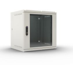 (Архив)Шкаф телекоммуникационный настенный ЦМО ШРН-С, 19", 6U, 345х600х500 мм (ВхШхГ), дверь: стекло, откидной, цвет: серый