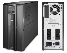 ИБП APC Smart-UPS, 2200ВА, линейно-интерактивный, напольный, 196х546х432 (ШхГхВ), 230V,  однофазный, Ethernet, (SMT2200I)