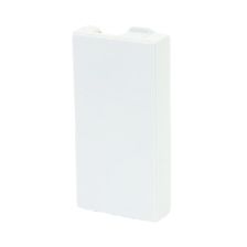 Заглушка Eurolan  х 1, 22,5х45 мм (ВхШ), плоская, keystone, цвет: белый (16A-00-00WT)