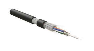 Кабель ВО Hyperline FO-PDM-OUT Loose Tube, 8хОВ ,OM1 62,5/125, PE, Ø 8,8мм, внешний, небронированный, 3 кН, чёрный
