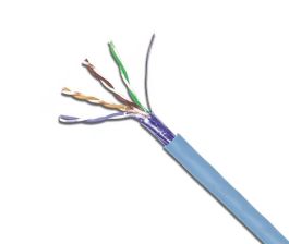 (Архив)Кабель витая пара Siemon Premium, PVC, F/UTP, кат. 5е, проводник Ø 0,5мм, 305м, бухта, тип прокладки: внутри зданий, цвет: голубой