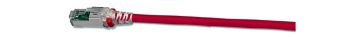 Шнур комм. Siemon Z-MAX, кат. 6A, неэкр., U/UTP, RJ45/RJ45, CMG, AWG26, 2м, красный, с прозрачным колпачком, без упаковки.