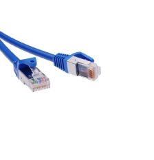 Шнур комм. DKC, кат. 6, экр., F/UTP, RJ45/RJ45, LSZH, AWG26, 2м, синий, гибкий, многожильный