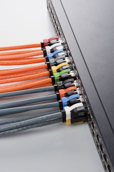 (Архив)Шнур комм. Nexans LANmark-5, кат. 5е, экр., RJ45/RJ45, LSZH, 5м, оранжевый
