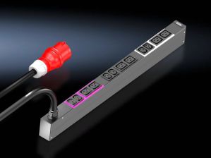 Блок силовых розеток Rittal Basic, IEC 60320 С13 х 6, IEC 60320 С19 х 6, вход CEE, шнур 3 м, 695х44х70 мм (ВхШхГ), 16А, для шкафов 1200 мм, защита от 