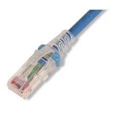 Шнур комм. Siemon MC, кат. 5е, неэкр., U/UTP, RJ45/RJ45, CM, 1.5м, синий, без защитного колпачка, без упаковки