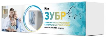 Ультрафиолетовый бактерицидный рециркулятор Rem ЗУБР, 220V, 605х174х140 мм (ВхШхГ), вентиляторов: 1, 44 дБ, поток: 60 м3/ч, цвет: белый