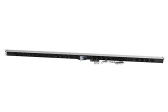Блок силовых розеток Rem Rem-32, Schuko, IEC 60320 C19 х 24, вход колодка, 19", 1 438мм 32А, автомат + индикатор, алюминий, без шнура