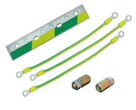 (Архив)Комплект заземления Zpas, 30х170х4 мм (ВхШхГ), для серии Z-BOX, цвет: жёлто-зелёный