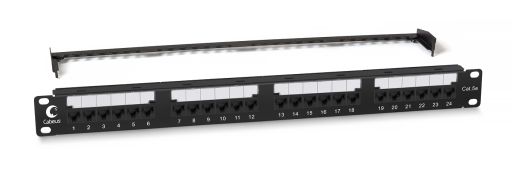 Коммутационная патч-панель Cabeus PL2-24-Cat.5e-Dual
