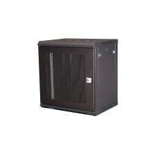 Шкаф телекоммуникационный настенный Datarex, 19", 12U, 600х600 мм (ШхГ), дверь: перфорация, разборный, цвет: чёрный