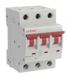 Автоматический выключатель DKC YON max, 3 модуль, C класс, 3P, 32А, 6кА, (DKC.MD63N-3PC32)