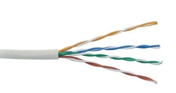 Кабель витая пара Legrand LCS2, LSZH, U/UTP, кат. 5е, проводник Ø 0,51мм, 305м, бухта, тип прокладки: внутри зданий, цвет: серый