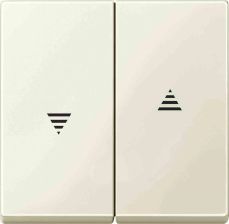 Клавиша для выключателя Merten System M, 2, цвет: бежевый, для рольставней, (MTN432444)