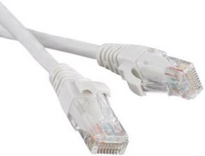 (Архив)Шнур комм. AMP, кат. 5е, неэкр., U/UTP, RJ45, 100 МГц LSZH, 5м, белый
