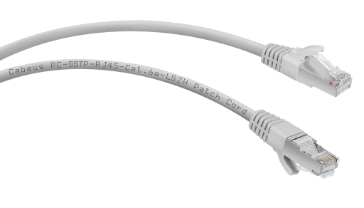 Шнур коммутационный Cabeus PC-SSTP-RJ45-Cat.6a-0.3m-LSZH