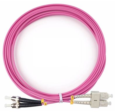 Коммутационный шнур оптический Cabeus FOP-50-OM4-SC-ST-3m