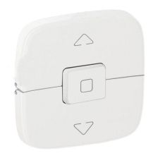 Лицевая панель для выключателя Legrand Valena Allure, 2, 58х51 мм (ВхШ), цвет: перламутр, жалюзи и рольставни, (LEG.755149)