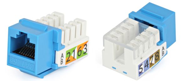 Hyperline KJ2-8P8C-C5e-90-BL