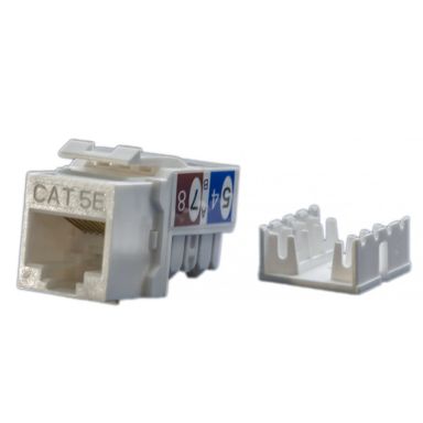 Модуль Hyperline KJ9-8P8C-C5e-90-WH