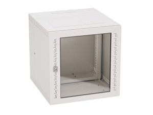 Шкаф телекоммуникационный настенный DKC IT-STI, 19", 16U, 800х600х650 мм (ВхШхГ), дверь: стекло, сварной, цвет: серый