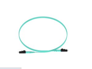 Комм. шнур оптический Panduit Opti-Core, Duplex LC/LC, OM4 50/125, LSZH, 3м, Ø 1,6мм, чёрный хвостовик, цвет: аква