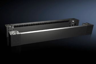 Цоколь (к шкафу) Rittal VX25, комплект 2 шт, угловой, 100х1100 мм (ВхШ), для шкафов RITTAL, цвет: чёрный