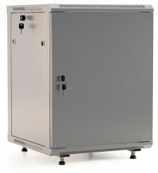Шкаф телекоммуникационный настенный Hyperline TWB, 19", 18U, 920х600х450 мм (ВхШхГ), дверь: металл, разборный, цвет: серый