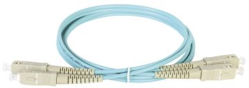 Комм. шнур оптический Legrand LCS3, Duplex SC/SC (UPC/UPC), OM3 50/125, LSZH, 2м, белый хвостовик, цвет: синий